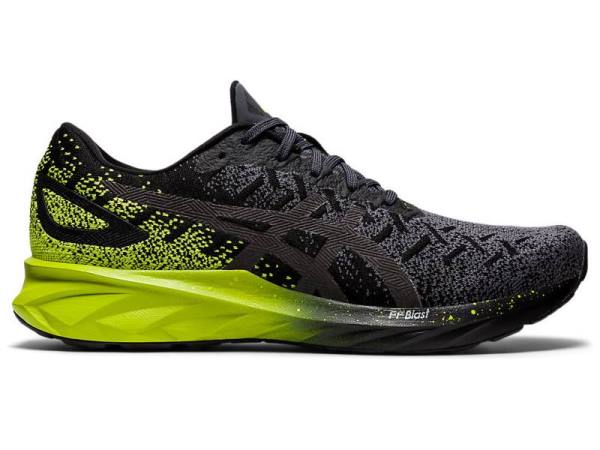 Asics Hardloopschoenen Heren, DYNABLAST Zwart/LichtGroen - Asics Belgie | B6435078-HU